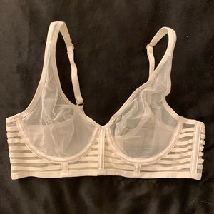Victoria’s Secret see through white bra